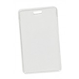 Proximity Card Vinyl Badge Holder-Vertical - 100 pack